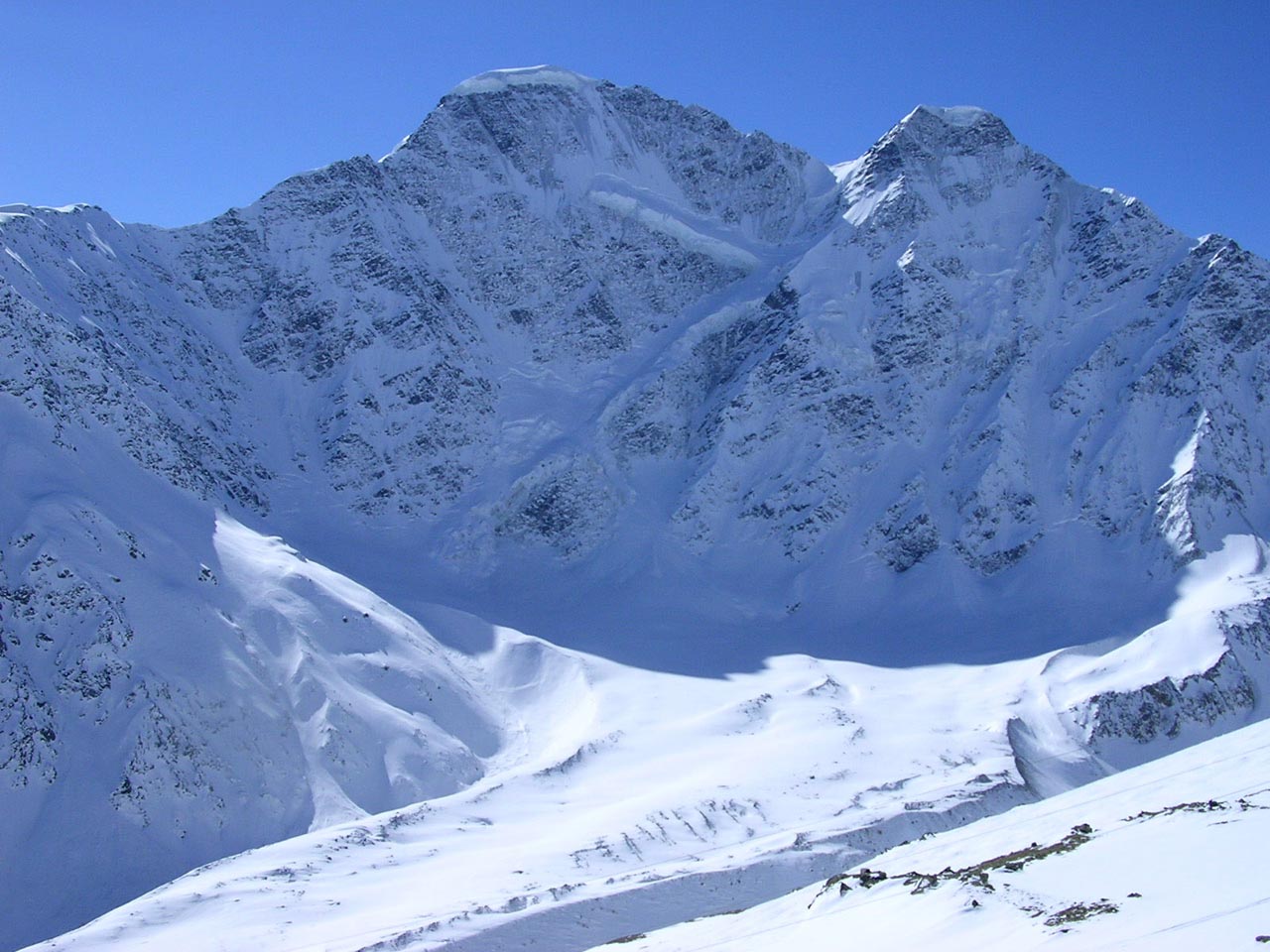 Ледник семерка Эльбрус